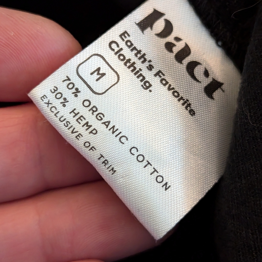 Pact organic cotton hemp jumpsuit nwt - Picture 8 of 8